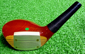 NEW Timberwolf USA Oil Hardened Persimmon 1 Wood 10* Driver HEAD ONLY / COM55