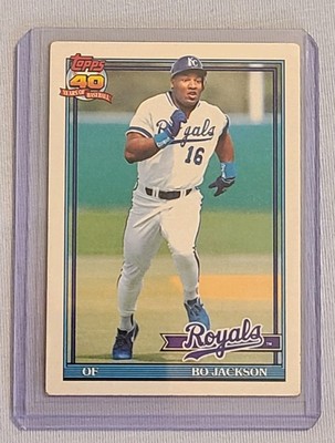 1991 Topps - #600 Bo Jackson/ Kansas City Royals 