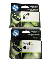 2 Pk - HP 564XL High Yield Black Ink Cartridge CN684WN 564 XL - New Sealed