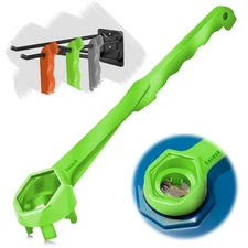Drum Wrench, Aluminum Gallon Bung Wrench Barrel Dung Wrench Drum Opener Tool ...