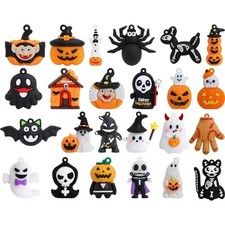 24Pcs Halloween Mini Figurines-Spooky Cute Ghost 24pcs Figurines