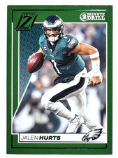 JALEN HURTS Eagles 2024 Panini Zenith 2 MINUTE DRILL PARALLEL Football Card #79