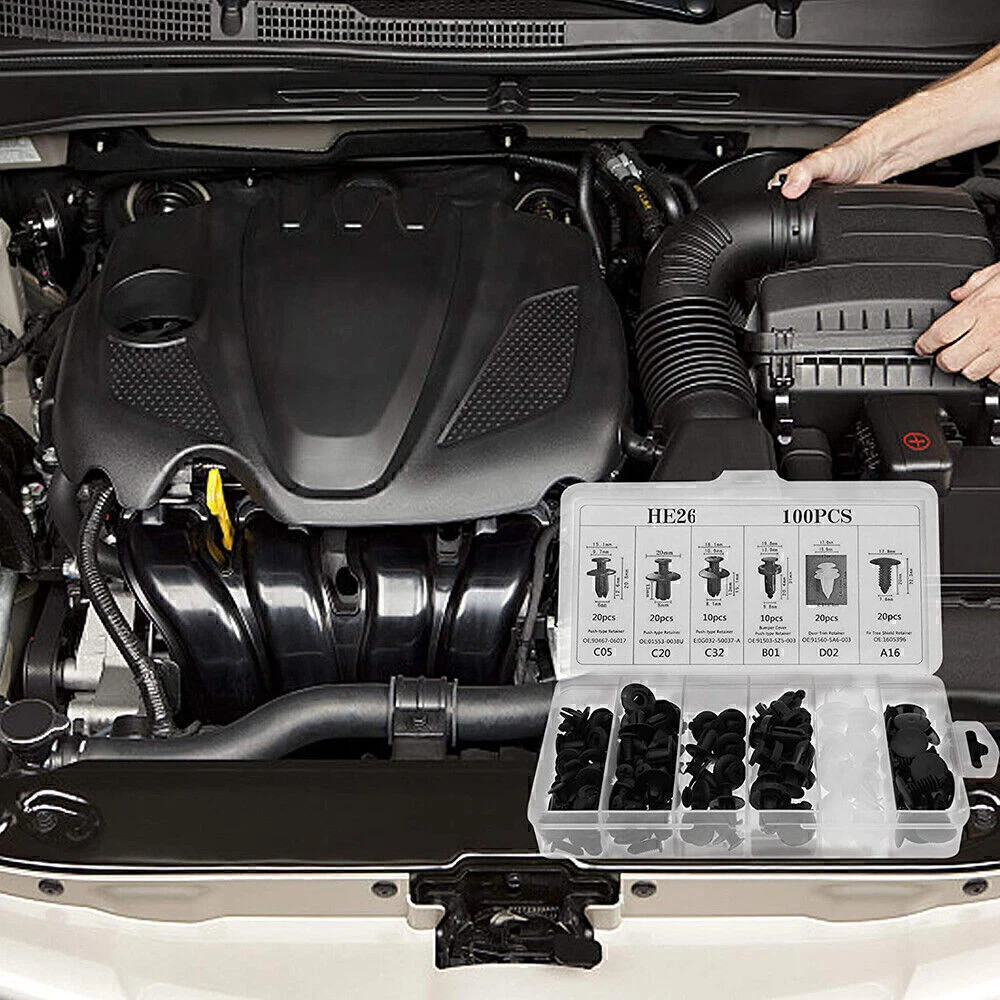 For Dodge Car 100X Box Set Bumper Fender Liner Push Type Retainer-Clips Fastener