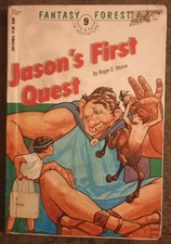 Fantasy Forest #9 Jason's First Quest by Roger E. Moore - hardcover book - 1984