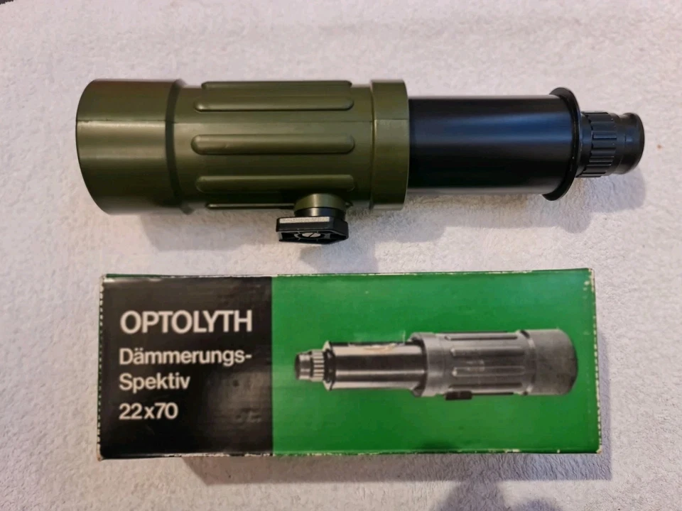 Optolyth 22x70 Dämmerungs-Spektiv,Fernrohr mit Manfrotto Stativ 718B - Bild 4 von 4