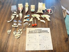 Vintage Micronauts BATTLE CRUISER LOT AS IS UNTESTED Wheels Missilles Wings