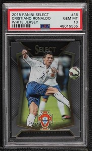 2015-16 Panini Select Cristiano Ronaldo #36 PSA 10 GEM MT