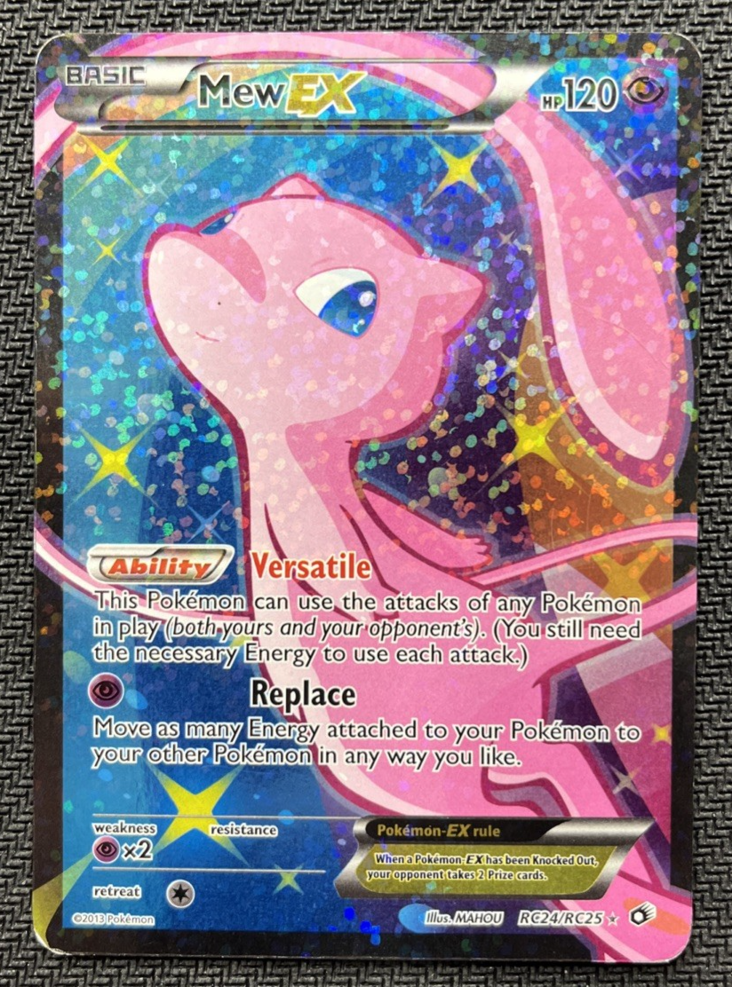 Mew EX Full Art RC24/RC25 Legendary Treasures: Radiant Collection