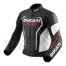 Giacca Moto Pelle Ducati Corse Nuova Giacca Moto Uomo Giacche Motociclista