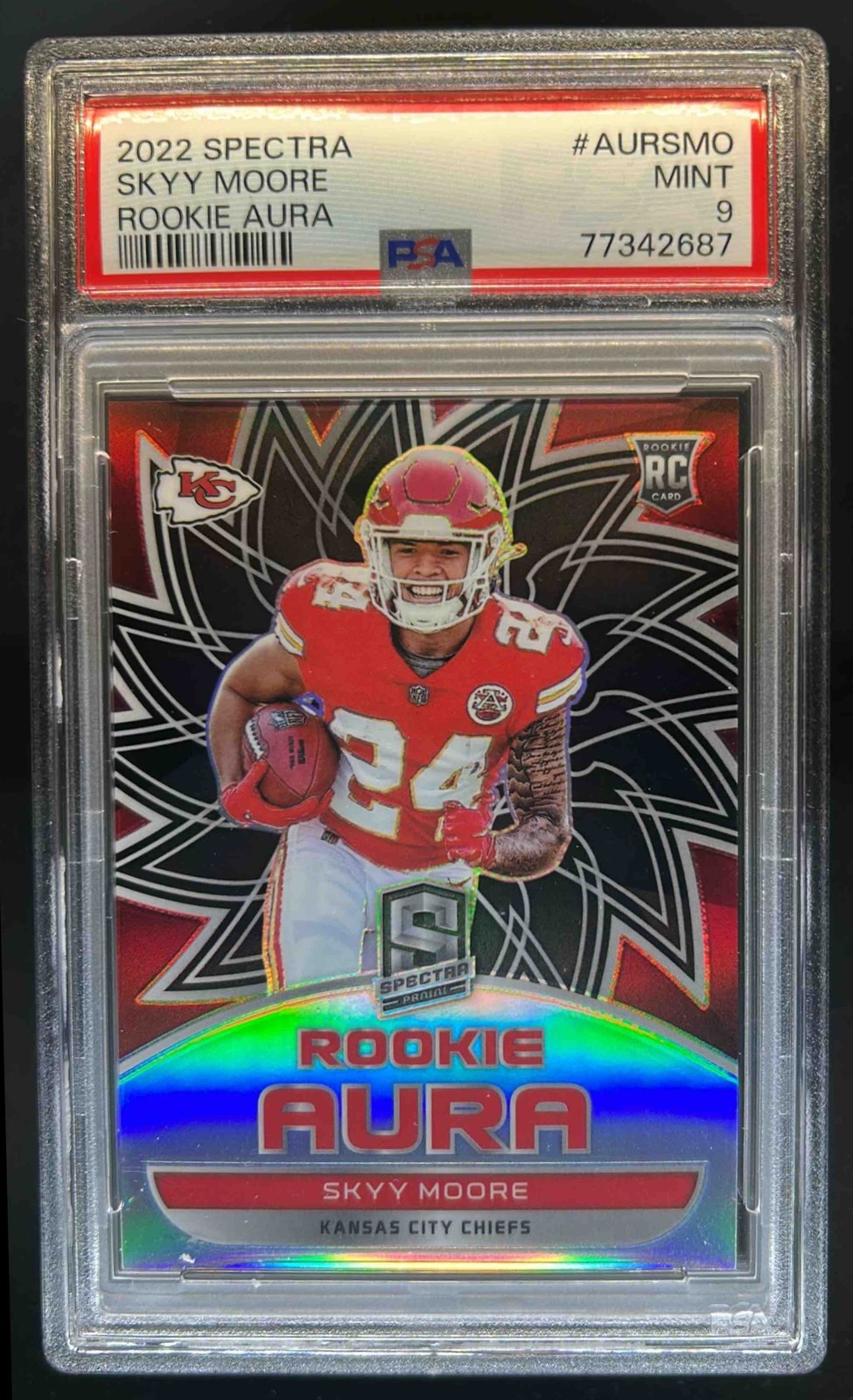 Skyy Moore Panini Spectra Rookie Aura #AURSMO Base