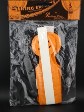 Bethany Lowe String Em Outs Halloween Spider Jack O Lantern Paper Garland NEW