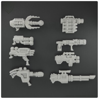 Sci Fi schwere Waffen für Stargrave Tabletop Spiele 28mm, 32mm, 1/6, Maßstab 1/12