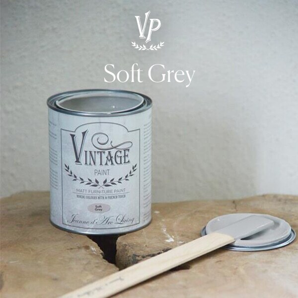 CHALK PAINT  700ML SOFT GREY EFFETTO SHABBY - VINTAGE PAINT