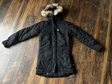 New Fjällräven Nuuk Parka Women Warm Winter Coat Women's Black Xxs #89655