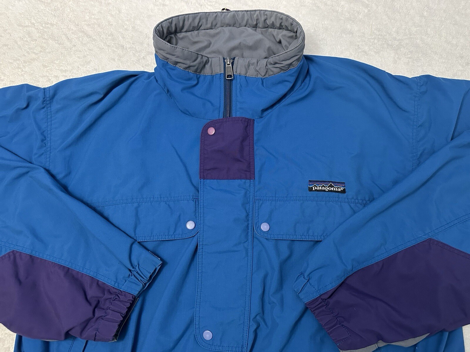 Vintage 1990s 90s Patagonia Anorak Alpine Parka Windbreaker Zip Up Ski Jacket, L thumbnail 3