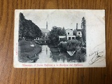 Cartolina Vicenza Il Fiume Retrone Basilica Del Palladio 1904 33