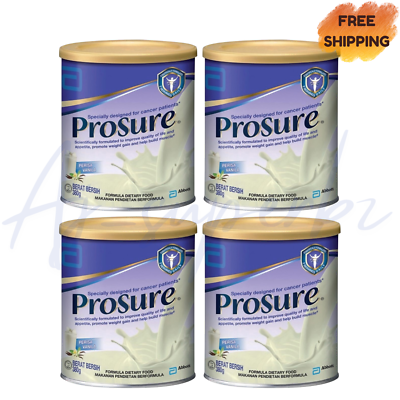 #ad 4x Abbott Pro Sure Vanilla Milk High Protein Prebiotic amp; EPA 380g $149.80