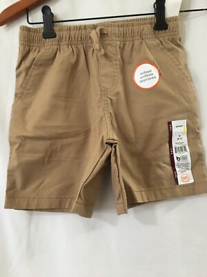 New Wonder Nation Boy Pull on Shorts woven School Uniform Approved Camel U  pick