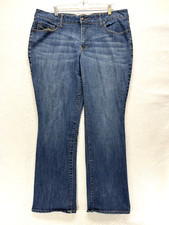 Faded Glory Boot Cut Jeans Women's Size 18 - High Rise Medium Wash Stretch