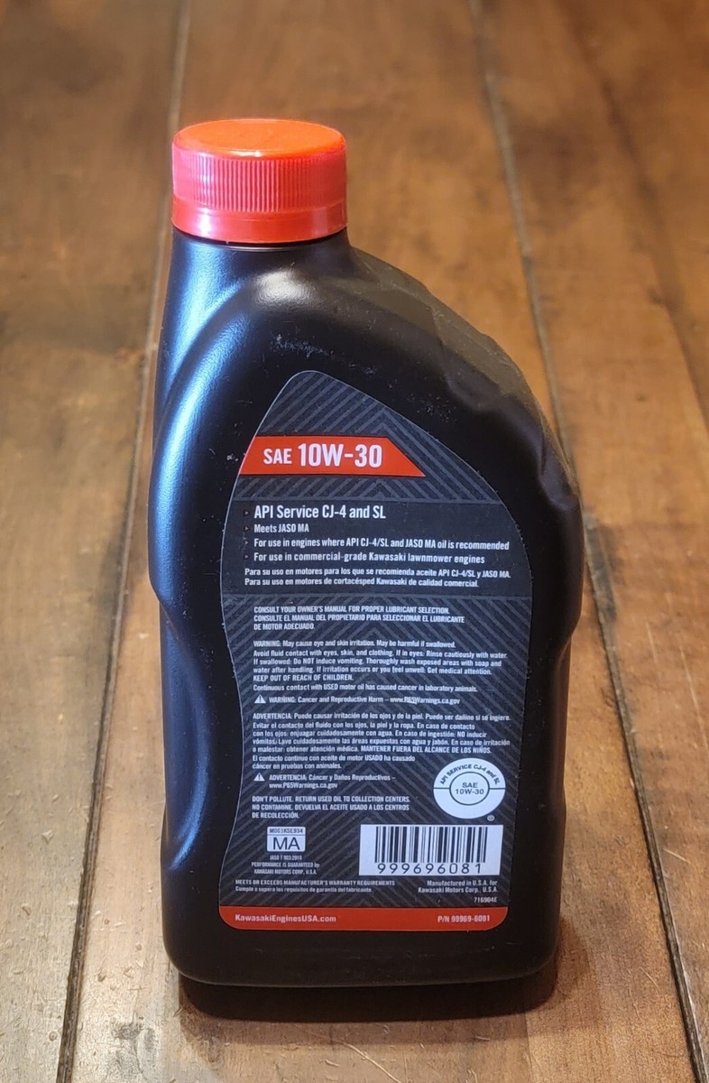 Kawasaki 10W-30 Synthetic Blend 4-Cycle Engine Oil (6-Pack) Quarts