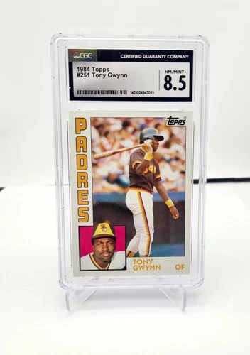 1984 TOPPS #251 TONY GWYNN SAN DIEGO PADRES HOF CGC 8.5