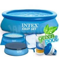 6 In 1 Set Quick Up Greenpool Schwimmbecken Gartenpool 305 X 76 Cm Intex