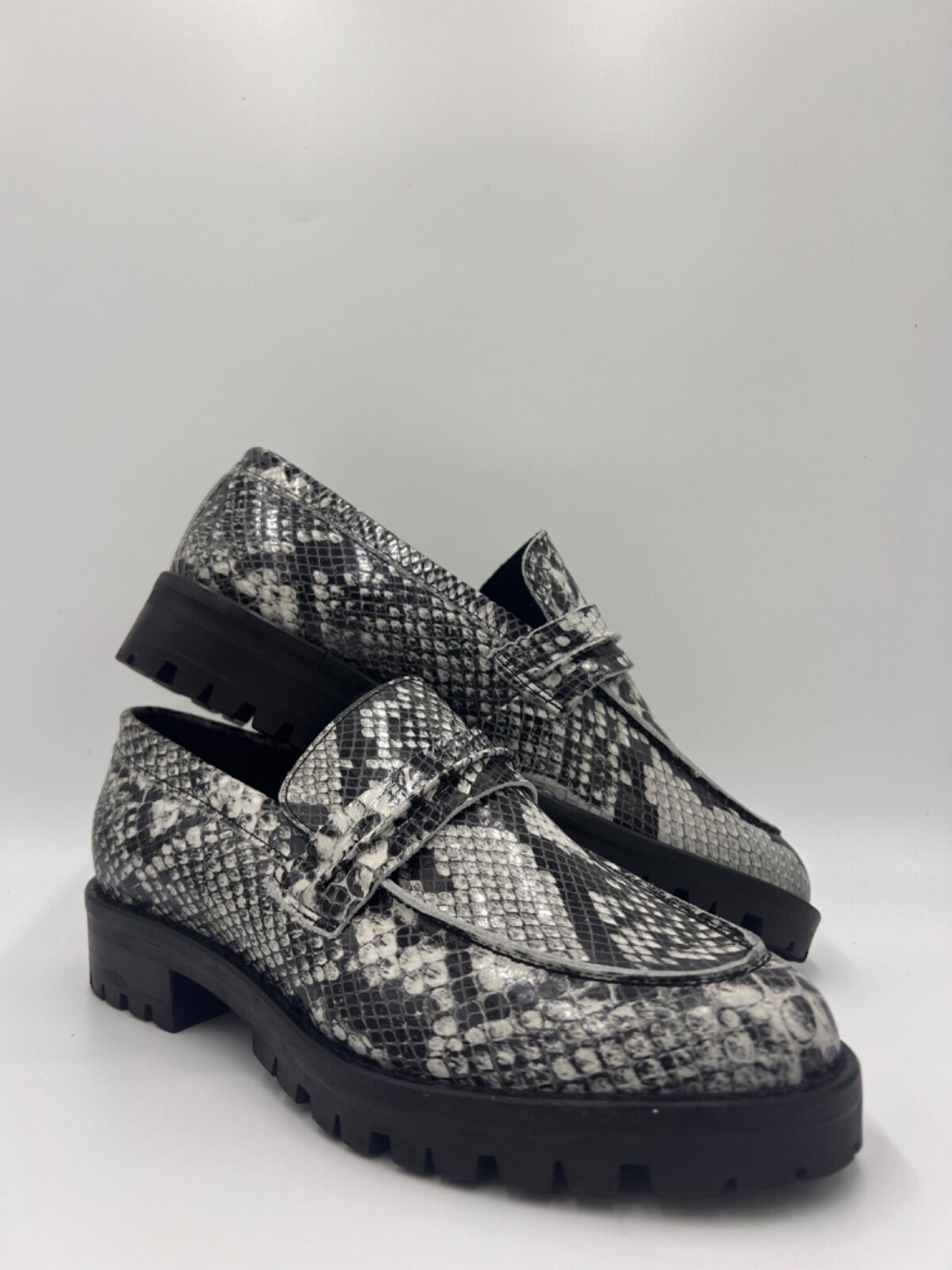 Zapatos de cuero EU 39 Yas Mujer / Zapatillas Casual Negro-Blanco-Gris Cómodas Baratas