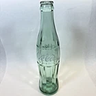 Vintage Coca Cola Bottle 1960s Green Glass 10 oz Bottem 10 15 63 Coke A3