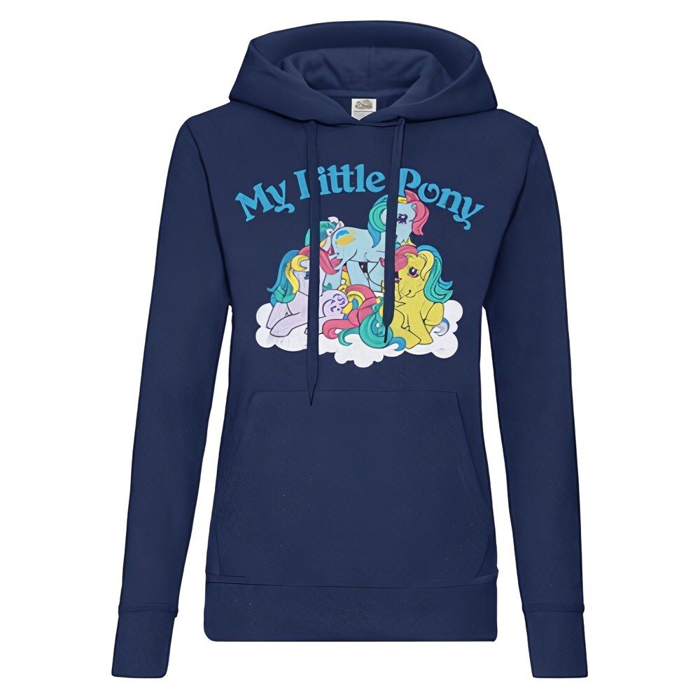 Felpa con cappuccio My Little Pony donna lavata ragazze