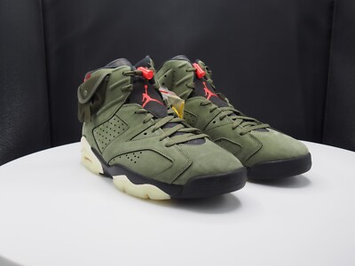 Travis Scott x Nike Air Jordan VI 6 Retro ''Olive'' CN1084-200 Men's size 11 US