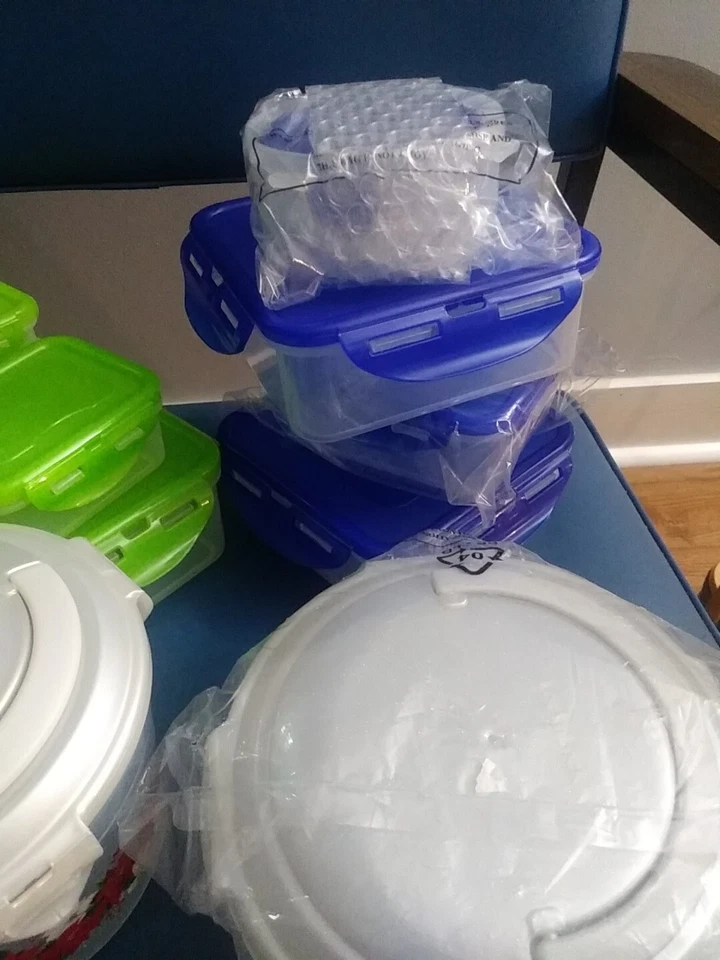 9LOCK N LOCK Various Canisters Freezer Microwave safe Multicolor Containers - Image 2 of 4