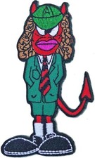 AC/DC Angus Young Patch New Rock Band Iron-on Embroidered Iron on Patches