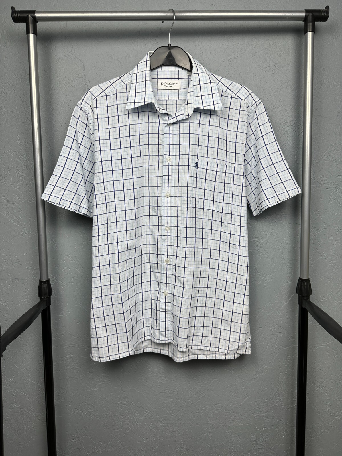 Camicia uomo manica corta Yves Saint Laurent YSL taglia M