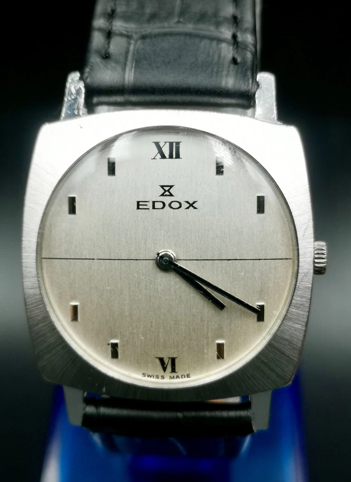 Reloj de cuerda manual unisex EDOX vintage y raro. Bonito con estilo vintage. Foto 4 de 4
