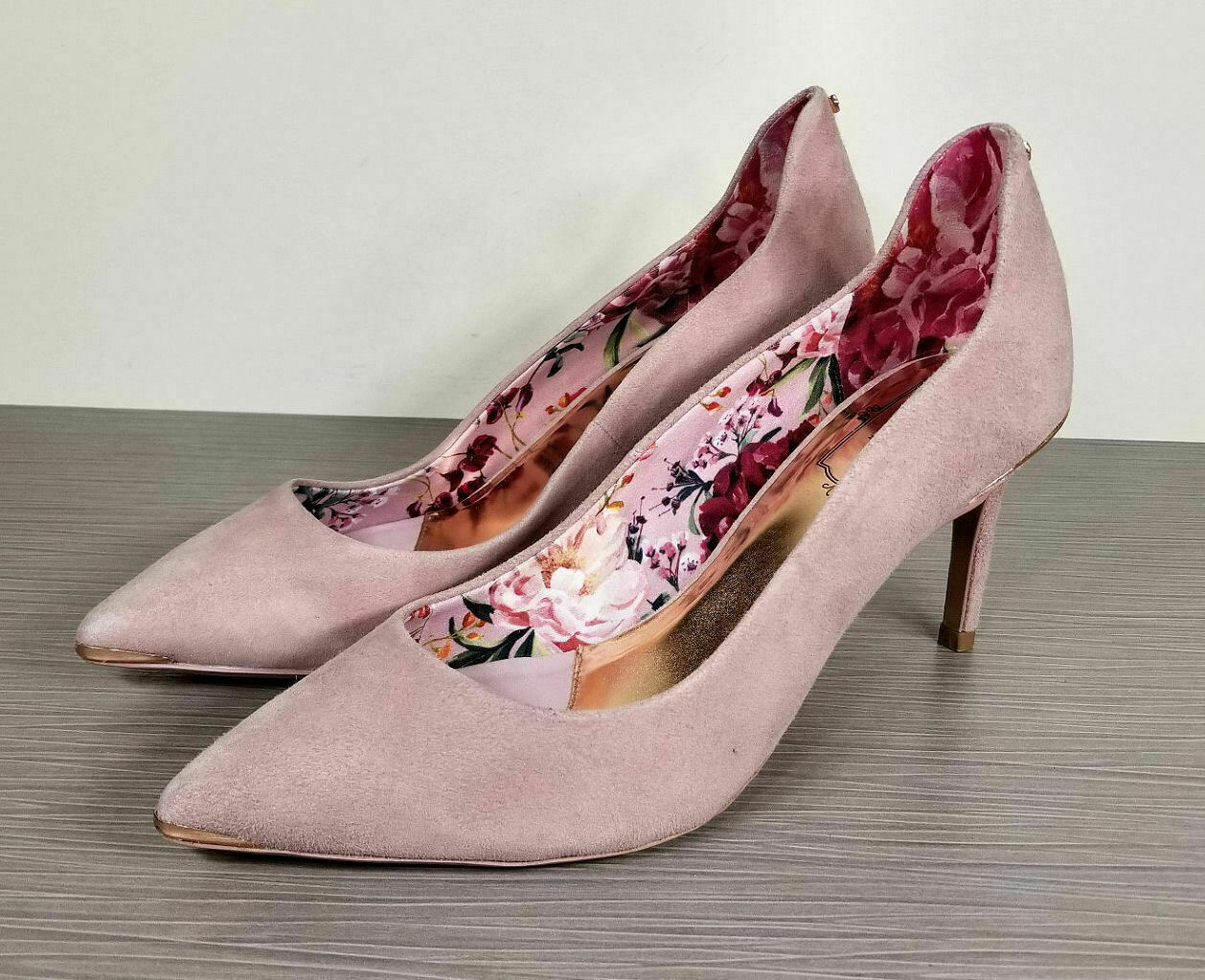 Ted Baker Vyixin Pump, Pink Suede 