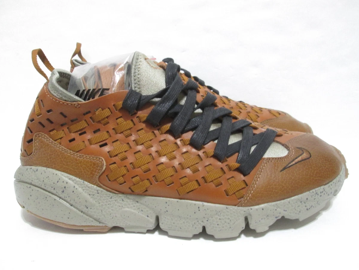 Nike Air Footscape Woven Shoes Mens Size 11 Woven Suede 913929-700 Sneakers NIKE Air Footscape Suede-Trimmed Woven Webbing and Mesh  main image 2
