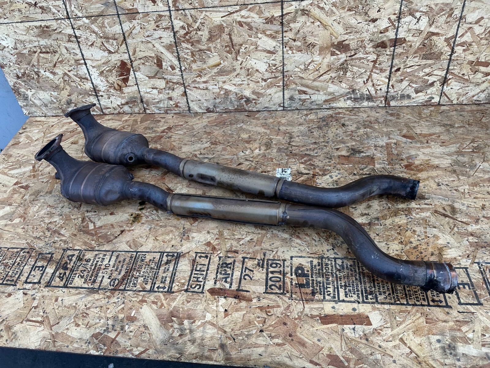 EXHAUST MID/FLEX/MANIFOLD PIPE SET 09-17 MASERATI QUATTROPORTE GRANTURISMO 4.7L