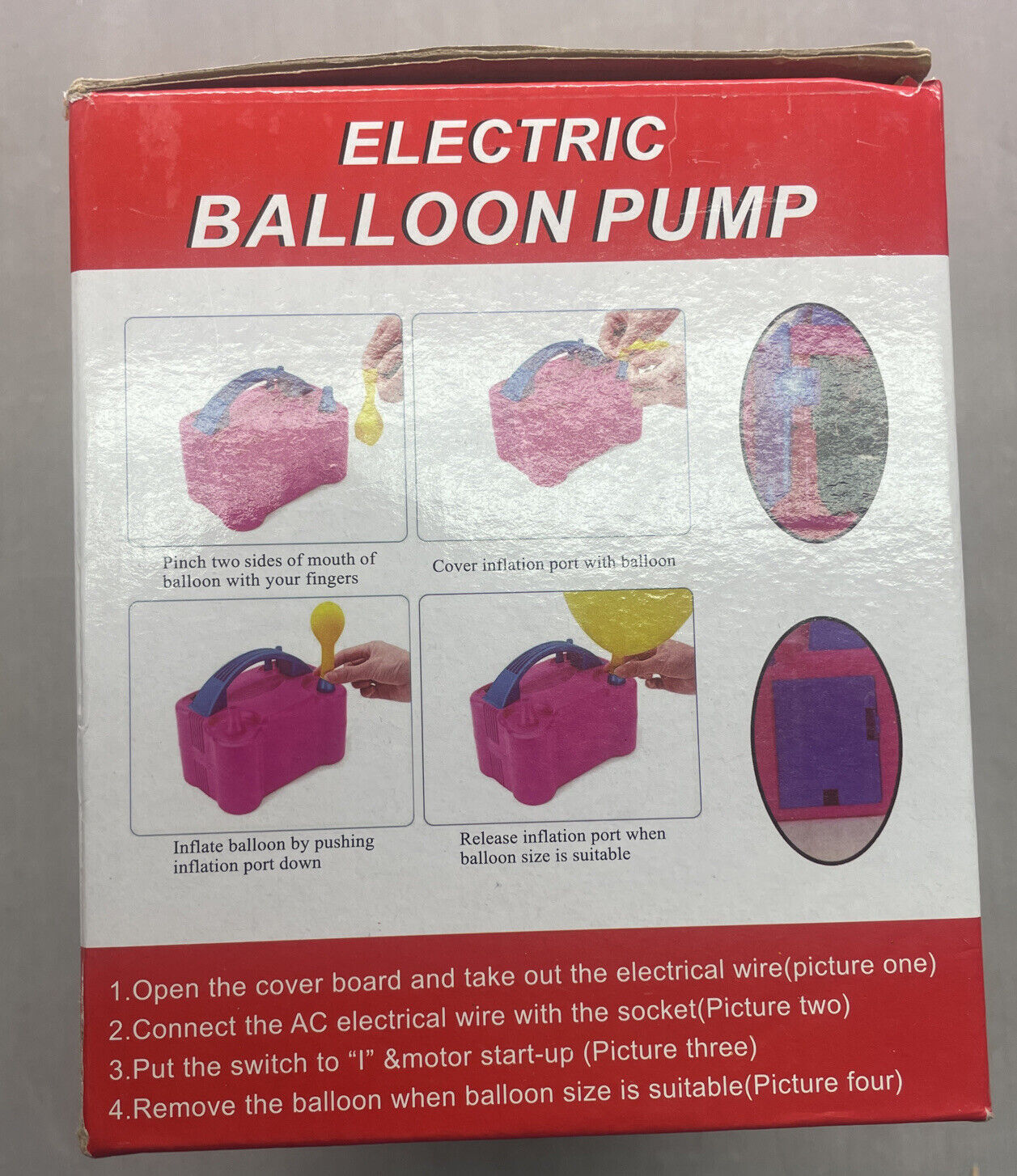  PCFING Electric Air Balloon Pump and Tying Tool in