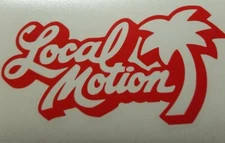 Local Motion Hawaii Surf Sticker Decal Vintage Classic Brand Old School 