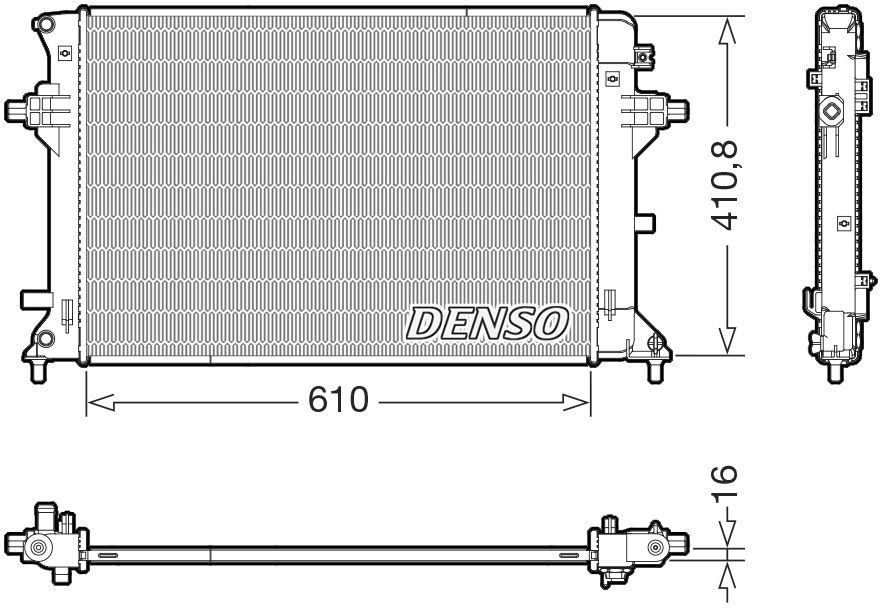 Denso Drm41038 Engine Cooling Radiator - Image 4
