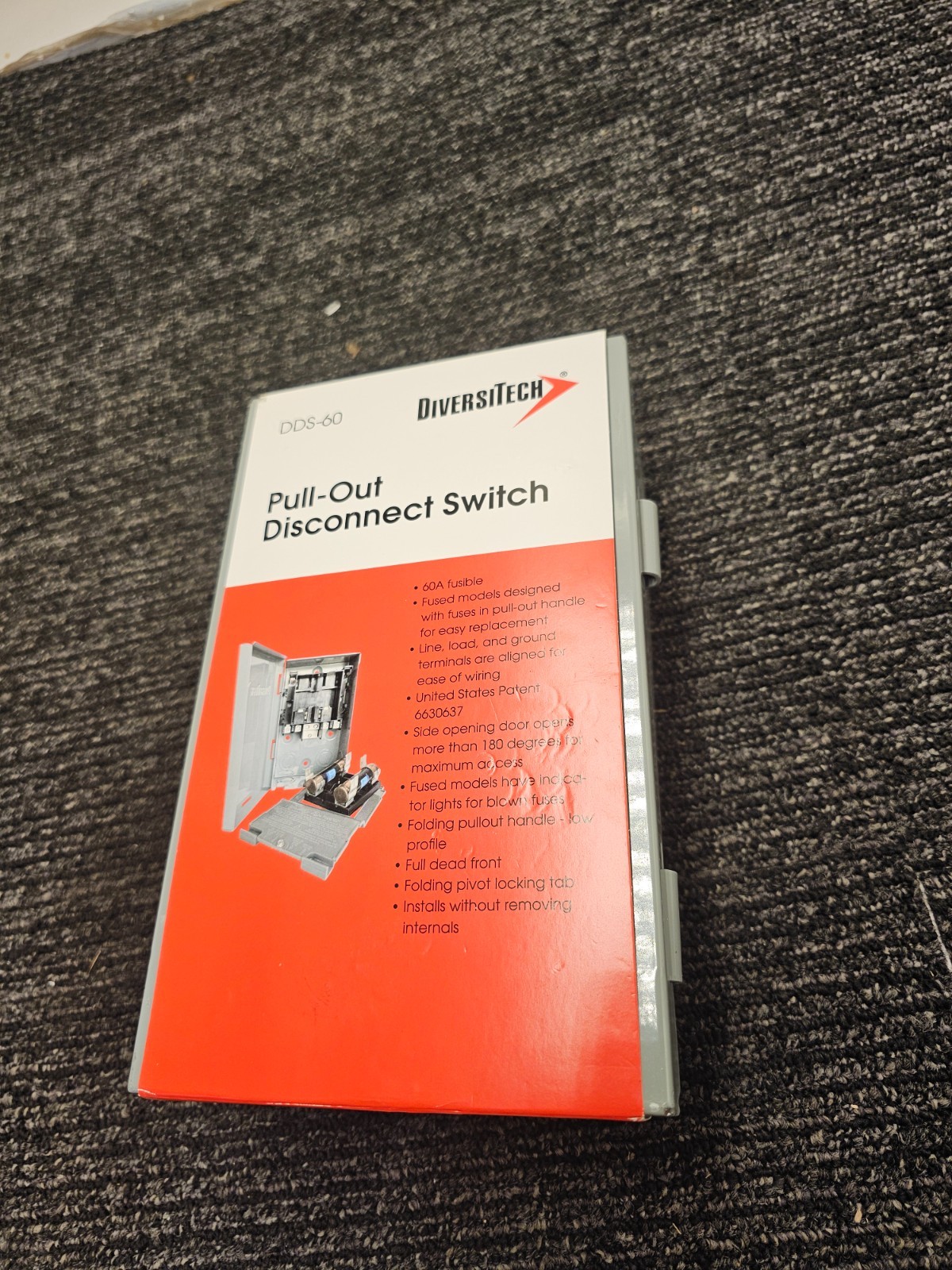 (QTY 2) DiversiTech DDS-60 Fuse 60 Box Disconnect For Mini Split Air Conditioner
