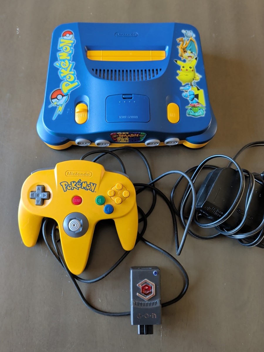 Nintendo N64 Pokemon Pokemaniac Limited Edition Console/ SEE