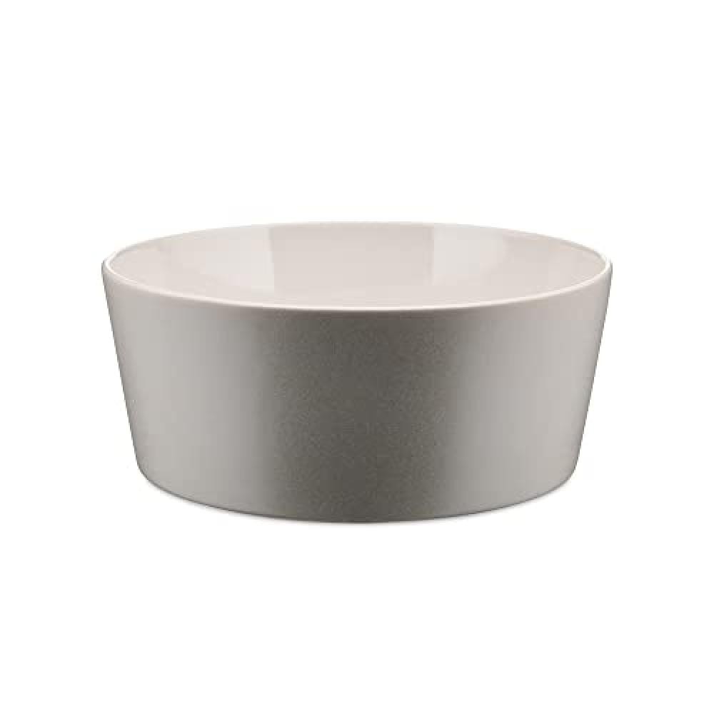 Alessi DC03/38 LG Tonale Insalatiera in Ceramica Stoneware, Grigio Chiaro - NUOV