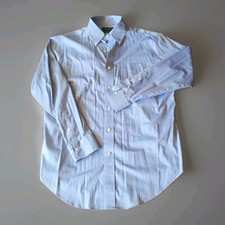 NWOT Ralph Lauren Button Up Long Sleeve Dress Shirt Size 15 1/2 32/33 100 ...