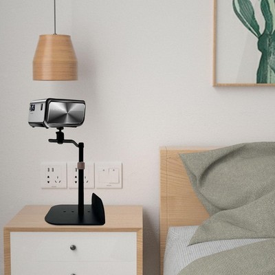 Bed Sofa Projector Stand Height Adjustable Projector Mounting Base for Desk