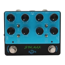 Fanmuzk SBK MAX Preamp Pedal Bass Distortion 4-band EQ Speaker Cabinet Emulation
