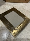 MW CARR Vintage Solid Brass Decorative Dog 3x4 Picture Frame - Gold Tone — photo 3