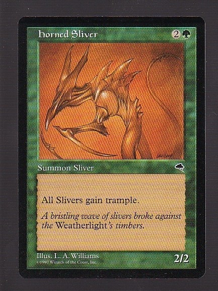 MTG Tempest Horned Sliver