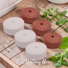 6 Pack Salt Trace Mineral Lick Spool Wheel Rabbit Guinea Pig Hamster Chinchilla