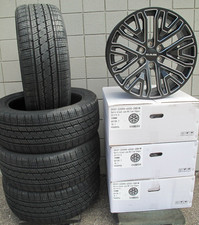 22 New Ram 1500 6 Lug Satin Black Milled Set Of 4 Wheels And Tires 5906 B